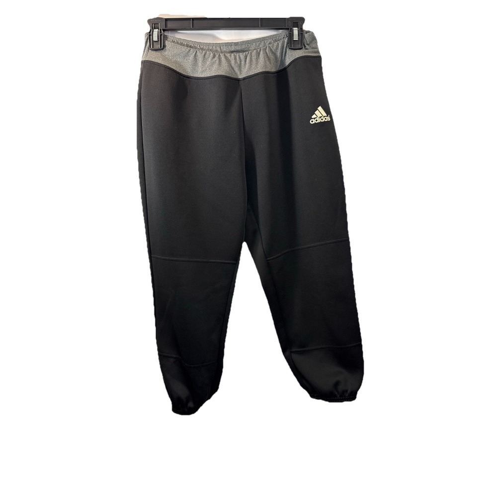 Adidas Pants Women's Medium Black Climalite Baseball/Jogger Athletic Fit.